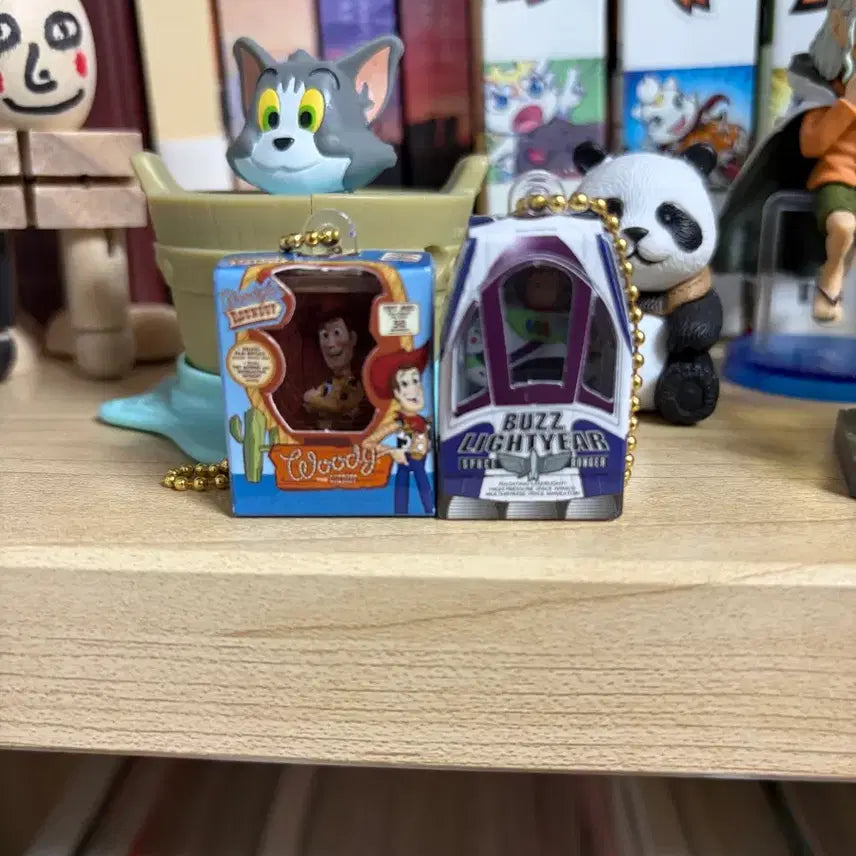 [BUNJANG] Toy Story Buzz Lightyear Woody Figure Keyring / 토이스토리 버즈라이트이어 우디 피규어 키링