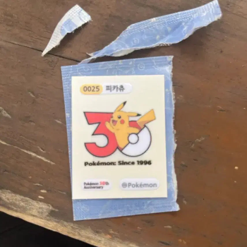 [BUNJANG] Pokemon 30th Anniversary Pikachu Card 
