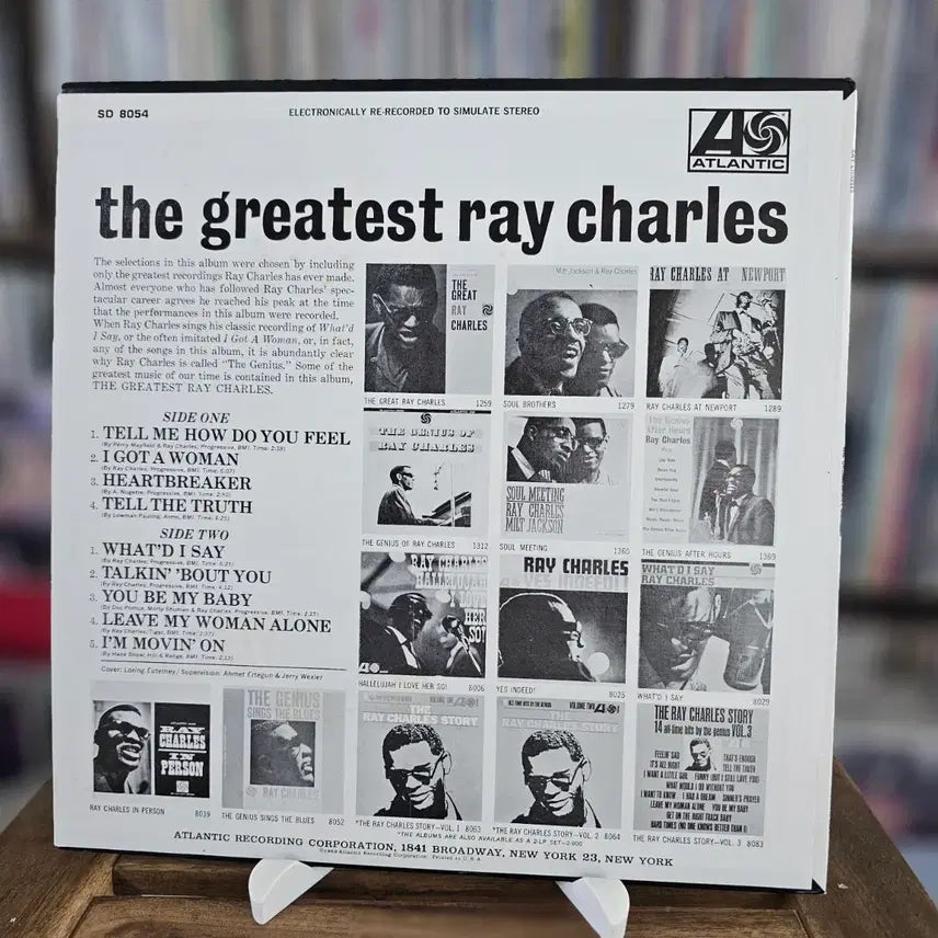 [BUNJANG] Ray Charles The Greatest Ray Charles 1963 Reissue LP / (1963년 미국 재발매반, R&amp;B, 소울, 가스펠, 팝, 레이 찰스)The Greatest Ray Charles LP