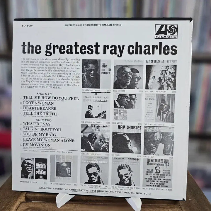 [BUNJANG] Ray Charles The Greatest Ray Charles 1963 Reissue LP / (1963년 미국 재발매반, R&amp;B, 소울, 가스펠, 팝, 레이 찰스)The Greatest Ray Charles LP