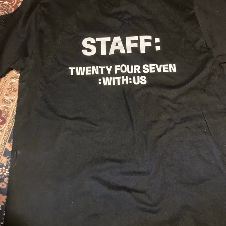 [BUNJANG] TWS Concert Staff T-Shirt (Unused) / Tws 투어스 콘서트 스탭 티셔츠 미사용품