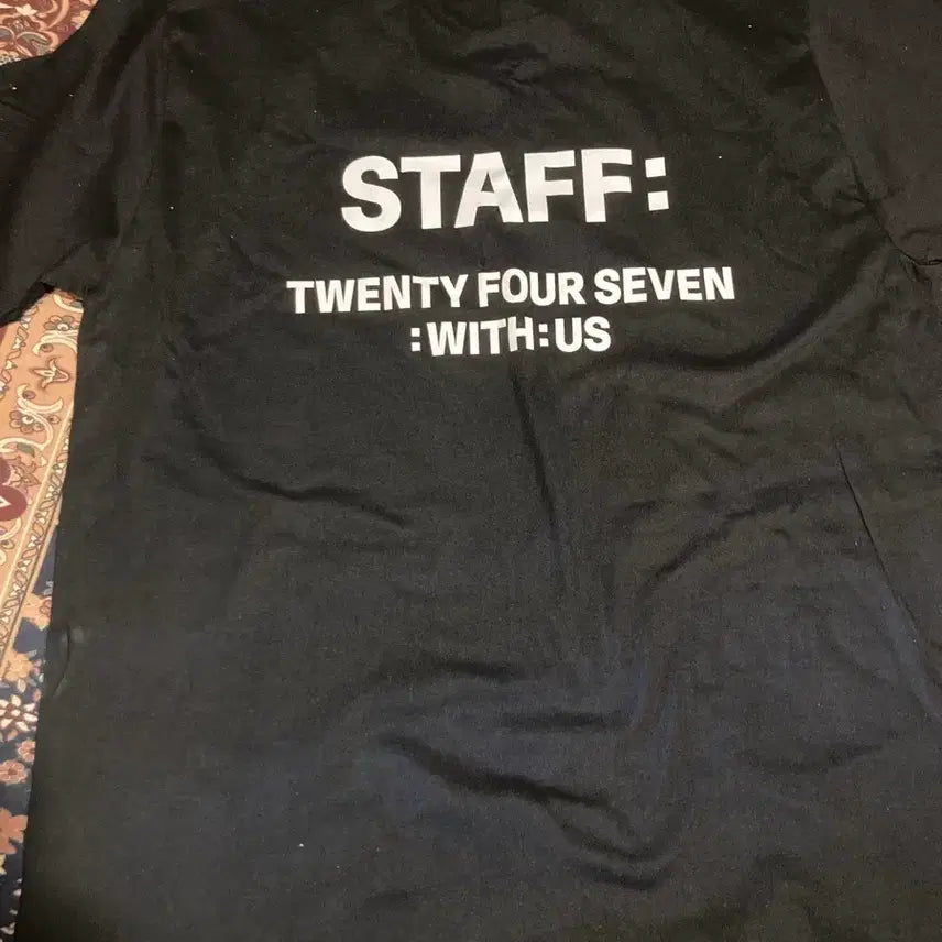 [BUNJANG] TWS Concert Staff T-Shirt (Unused) / Tws 투어스 콘서트 스탭 티셔츠 미사용품