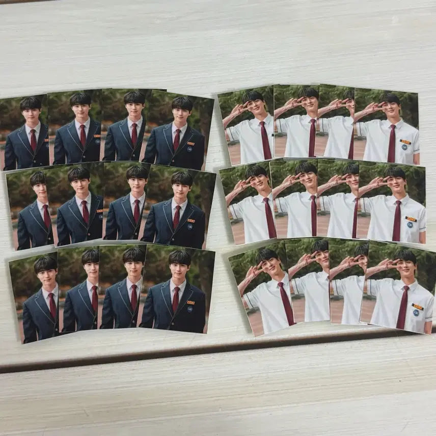 [BUNJANG] Byeon Woo Seok Ryu Sun Jae Mini Photocard Bundle Set (24 pcs) / 변우석 류선재 미니 증사 증명사진 비공굿 일괄 (24장)