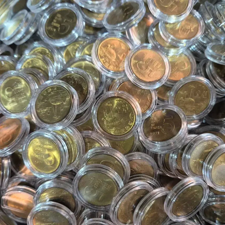 [BUNJANG] 1971 5 Won Uncirculated Coin Set (10 pcs) / 1971년 5원 미사용 주화 10개