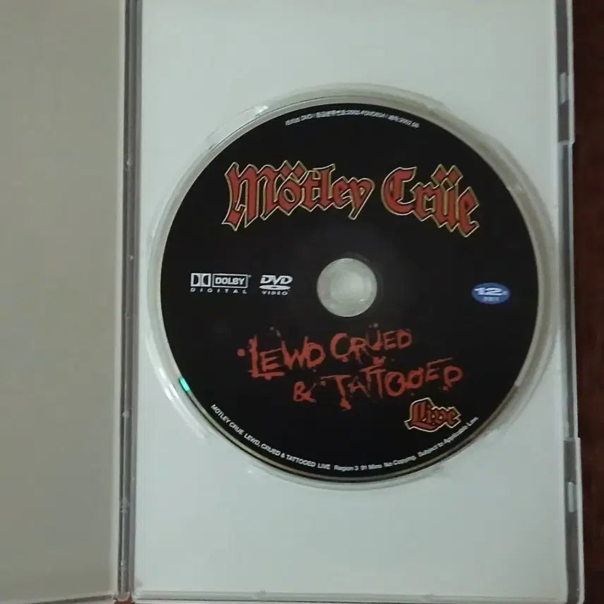 [BUNJANG] Motley Crue Lewd, Cruel &amp; Tattooed Live DVD / DVD Motley Crue 라이브 공연