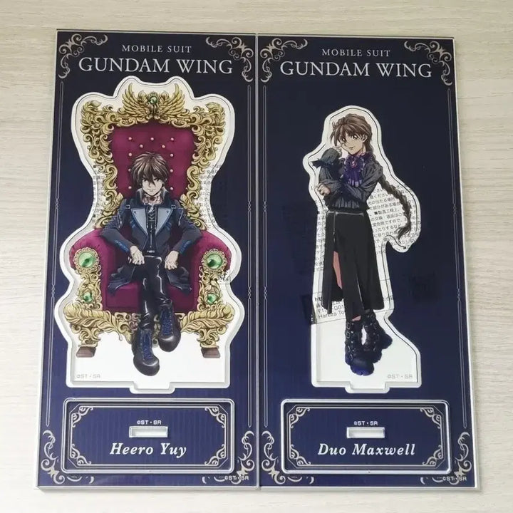 [BUNJANG] Gundam Wing Hyero Duo Acrylic Stand / 건담w 윙 아크릴스탠드 굿즈 히이로 듀오 일괄 판매