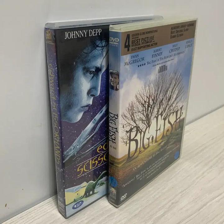 [BUNJANG] Tim Burton Director Collection: Edward Scissorhands &amp; Big Fish DVD Set / [DVD] 가위손 &amp; 빅피쉬  / 팀버튼 감독 영화