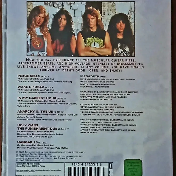 [BUNJANG] Megadeth Rusted Pieces DVD / DVD 메가데스 RUSTED PIECES