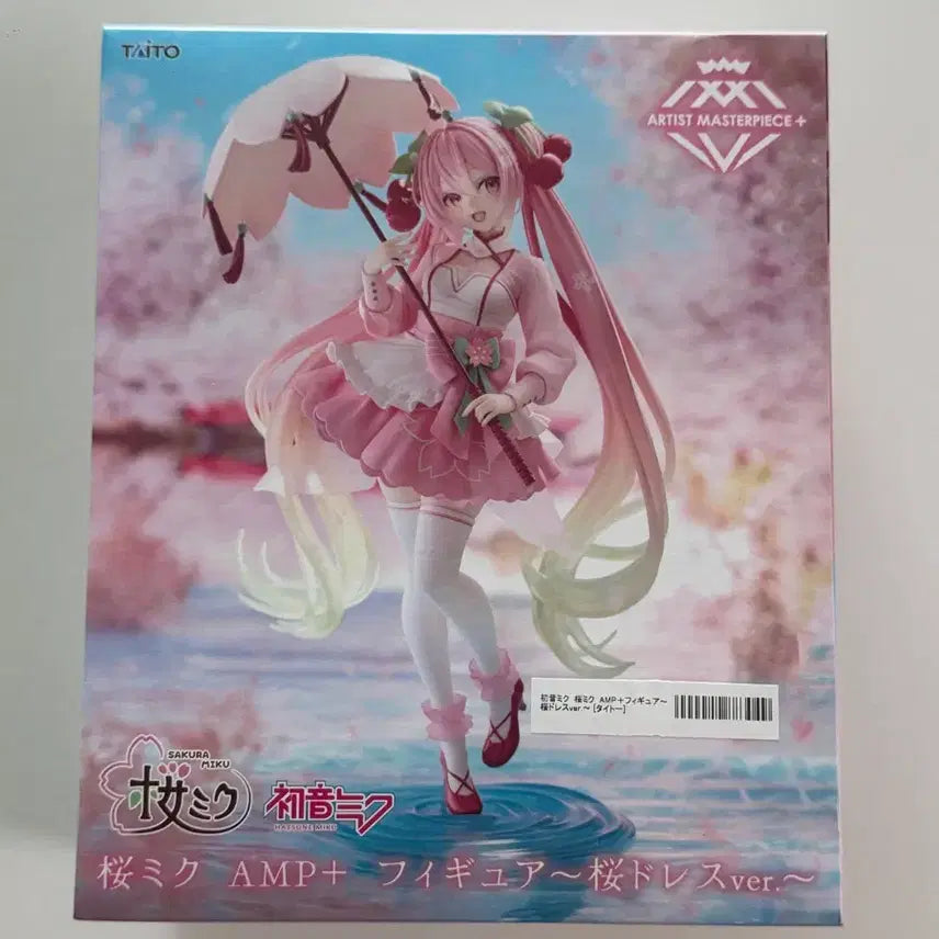 [BUNJANG] Hatsune Miku Sakura Miku AMP Figure (Sealed) / [미개봉/새상품] 하츠네미쿠 사쿠라 미쿠 AMP 피규어