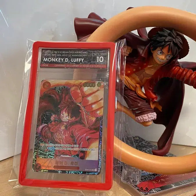 [BUNJANG] One Piece Monkey D. Luffy Card and Figure Bundle / 원피스 몽키 D 루피 카드 및 피규어
