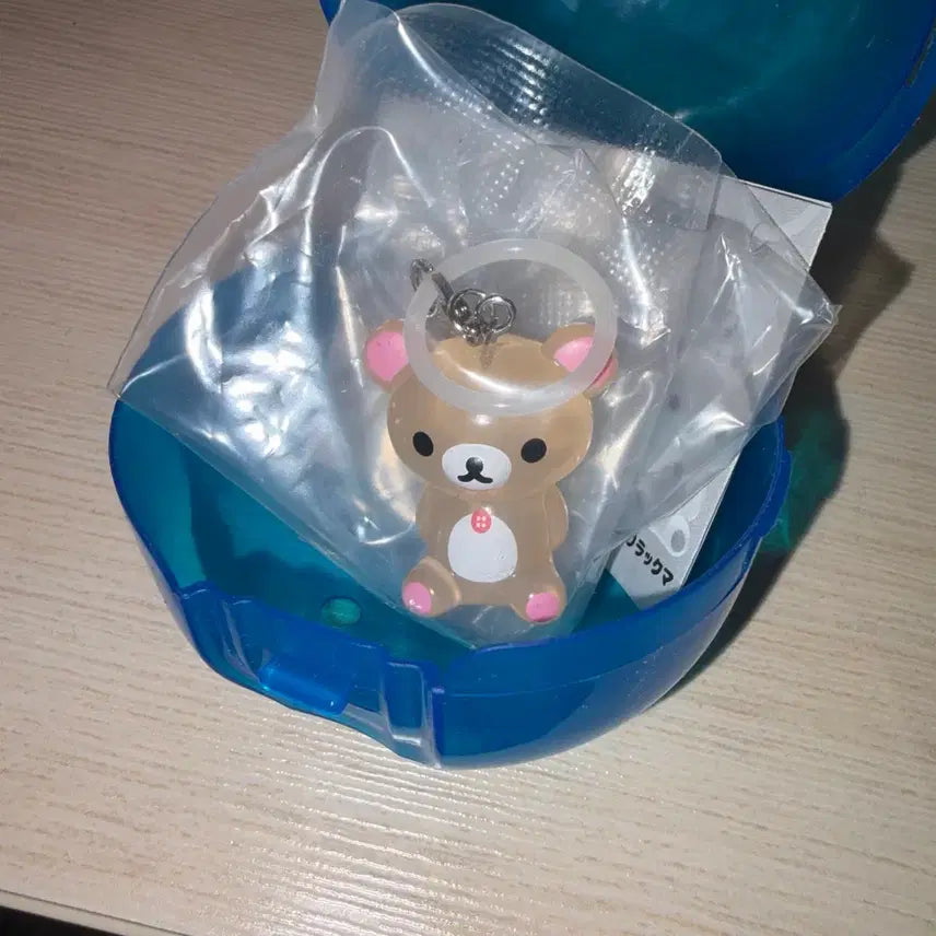 [BUNJANG] Rilakkuma Korilakkuma Clear Mascot Charm / 코리락쿠마 클리어 메지루시 마스코트 참
