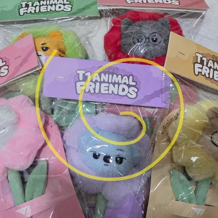 [BUNJANG] T1 Animal Friends Flower Full Set / T1 애니멀 플라워 꽃 풀세트 판매