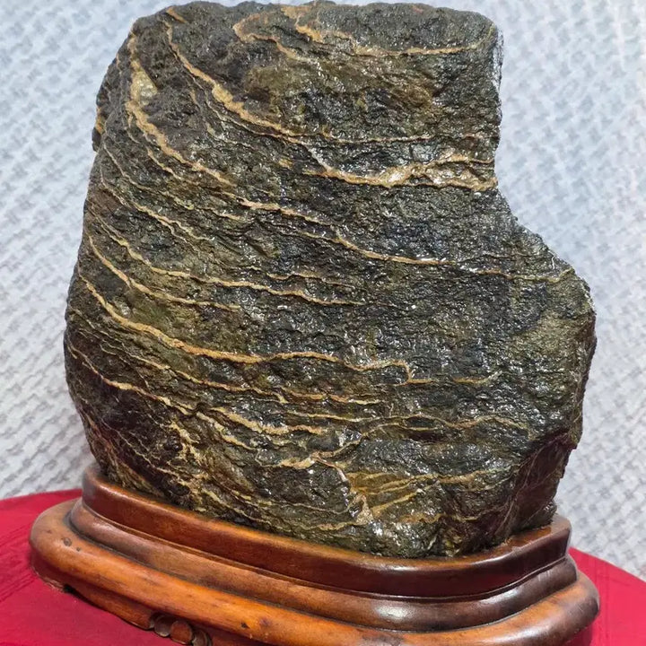 [BUNJANG] Geosan Yellow Calcite Stone / 괴산 / 힘줄기베기 황칼라석