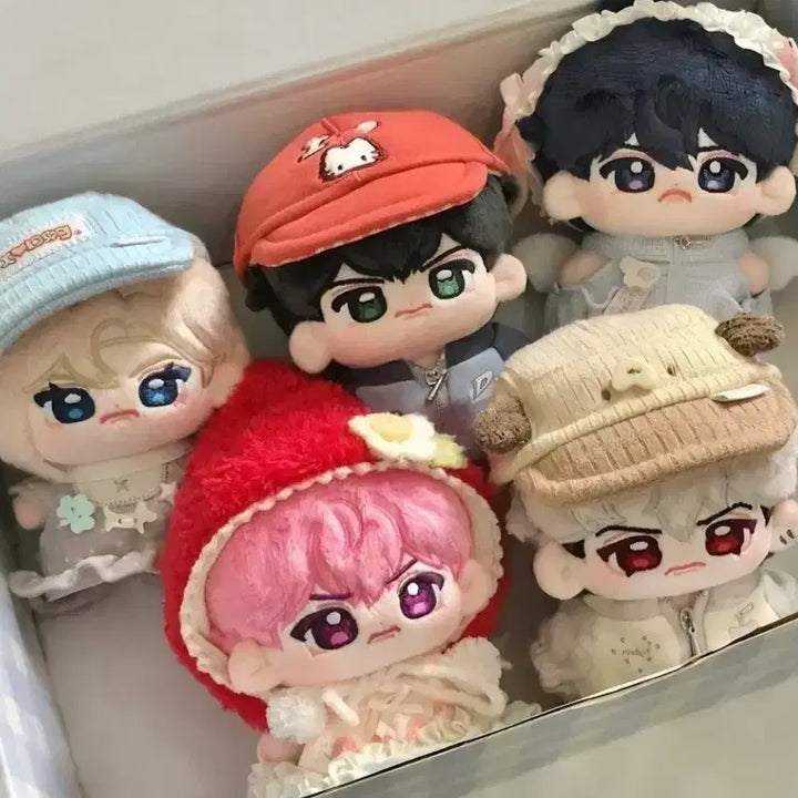 [BUNJANG] PLAVE Plush Dolls Bundle Set (Barrow, Bambi, Eunho) with Unofficial Photocards / 플레이브 인형 버럭플브 밤비 은호 일괄 비공굿