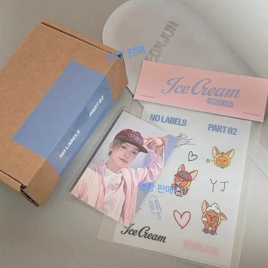 [BUNJANG] TXT Yeonjun Inkigayo Special Gift Keycap &amp; Fan Event Photocard Set / 연준 인기가요 역조공 연준 키캡