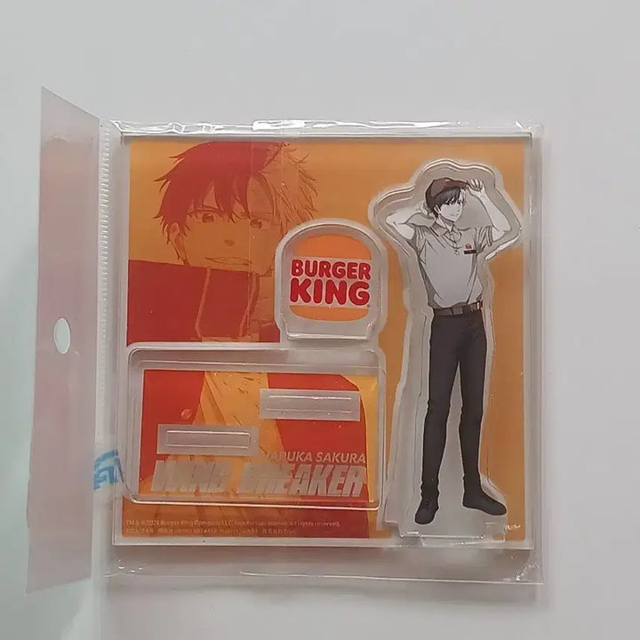 [BUNJANG] Winbre Sakura Burger King Collaboration Acrylic Stand / 윈브레 사쿠라 버거킹 콜라보 아크릴 스탠드