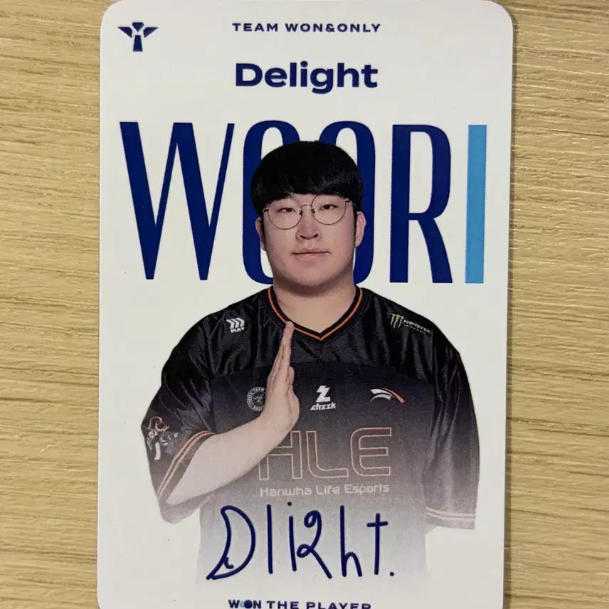 [BUNJANG] LCK Woori Bank Exclusive Photocard Hanwha Delight / LCK 우리은행 한정판 포토카드 한화 딜라이트