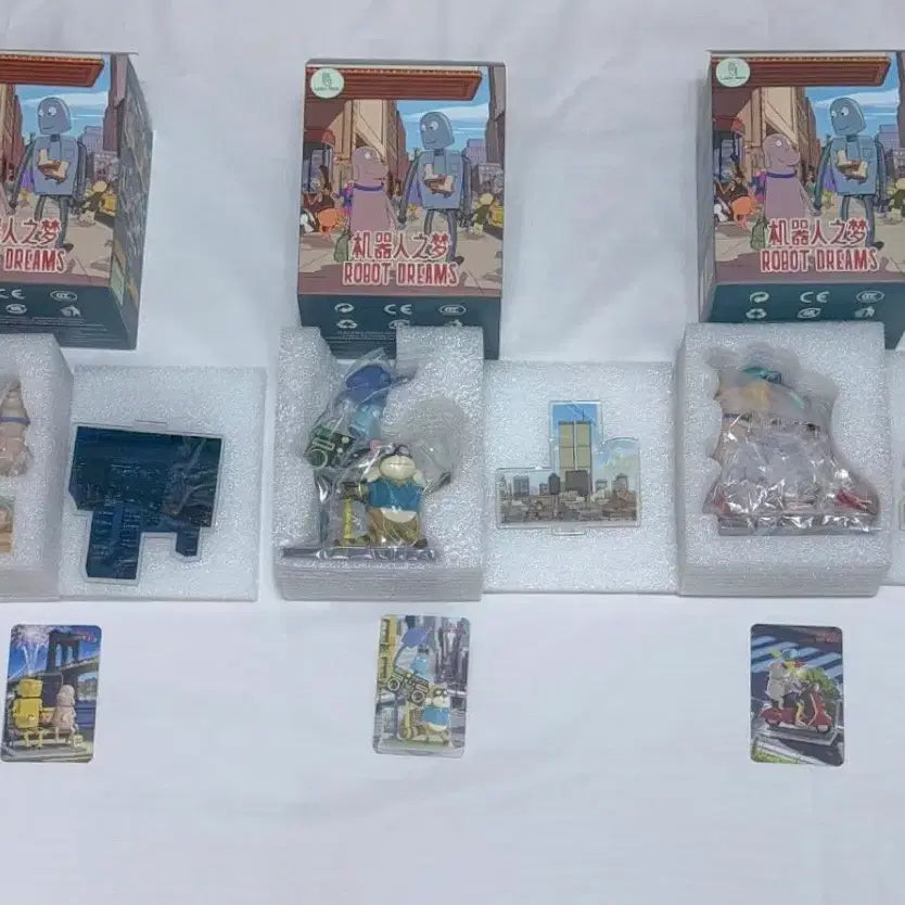[BUNJANG] Robot Dream Collection Bundle Set Figurines / 3개 일괄) 로봇드림 피규어 굿즈 특전 로봇 드림 박스