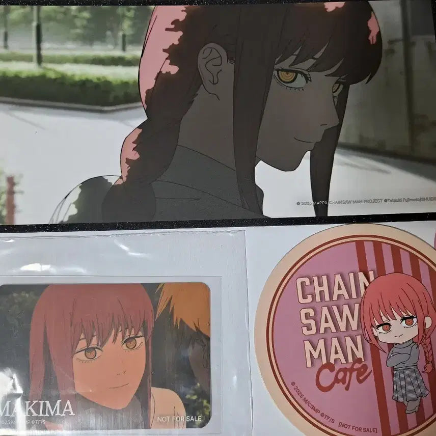 [BUNJANG] Chainsaw Man Makima Goods Set / 체인소맨 콜라보카페 마키마 굿즈 세트