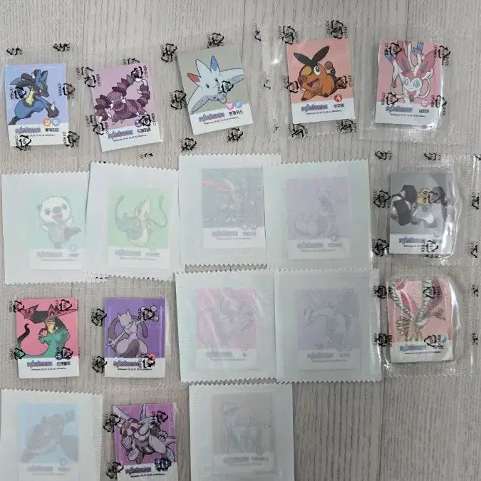 [BUNJANG] Pokemon Nacho Seal Collection (43 Types) / 포켓몬 띠부씰 나쵸씰 43종