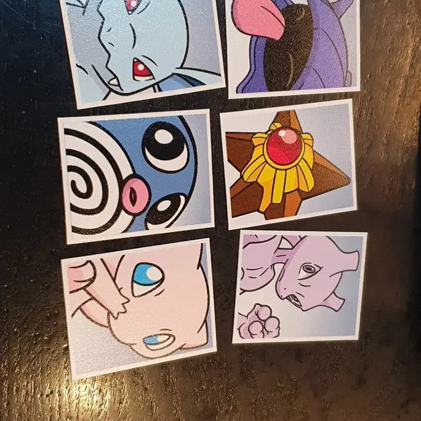 [BUNJANG] Pokemon ID Photo Gacha Set (Mew, Mewtwo Included) / 포켓몬 증명사진 가챠 뮤, 뮤츠 포함된 세트 팝니다