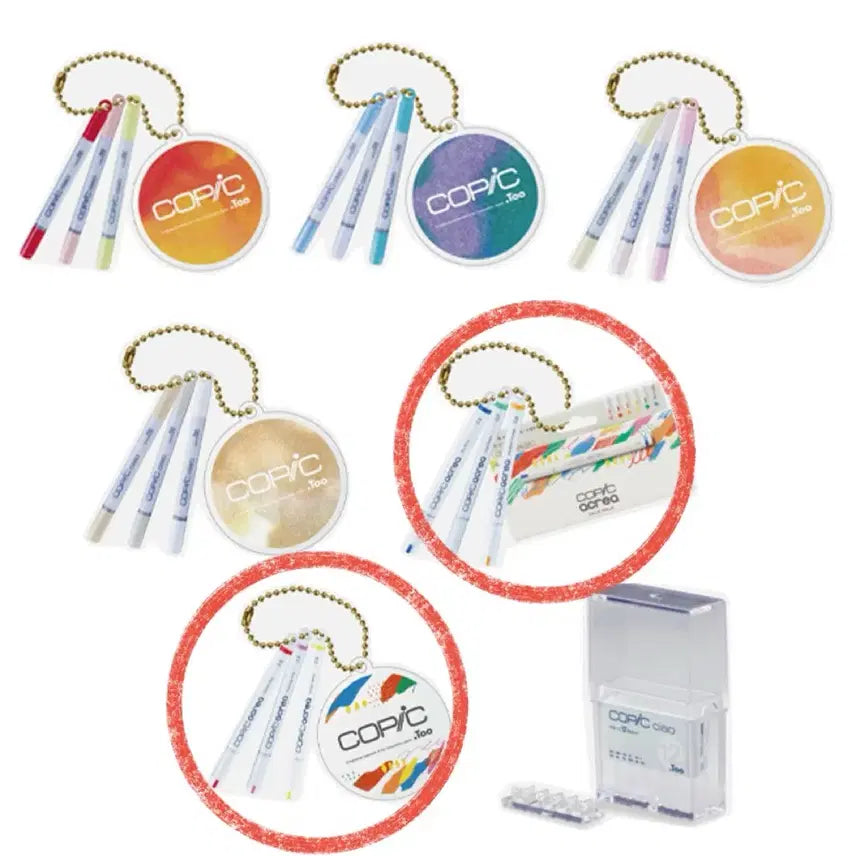 [BUNJANG] Kopik Miniature Keychain Gacha Capsule Toy Bundle Set / (일괄)코픽 미니어쳐 키체인 가챠 캡슐토이