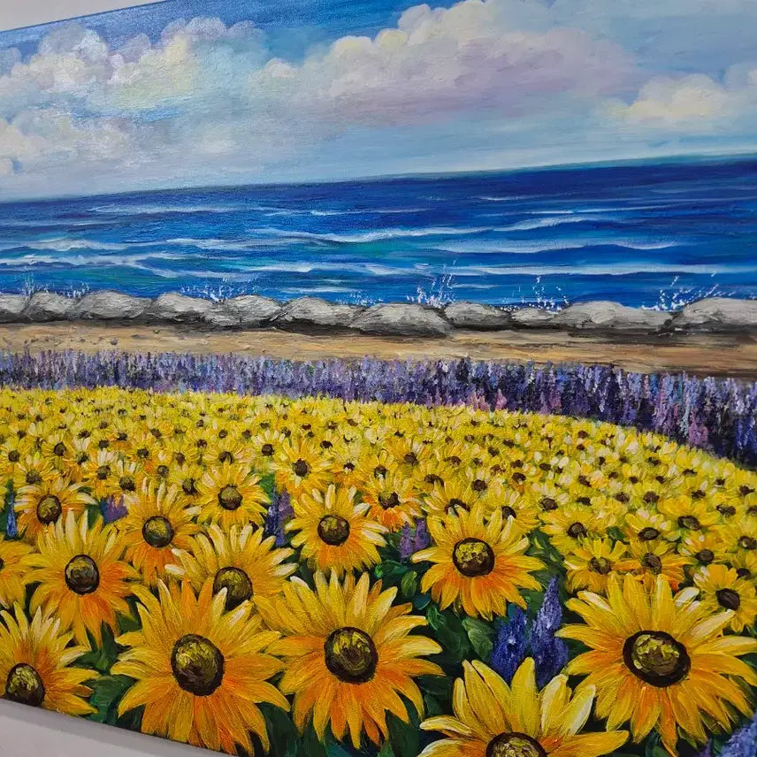 [BUNJANG] Oil Painting - "Sea of Sunshine" (Large 30-Ho) / 햇살의 바다