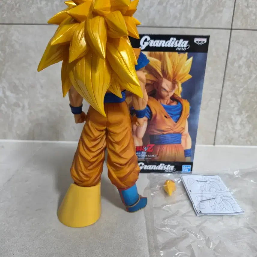 [BUNJANG] Dragon Ball Grandista Super Saiyan 3 Goku Figure / 택포 28 )) 드래곤볼 그란디스타 초3 손오공