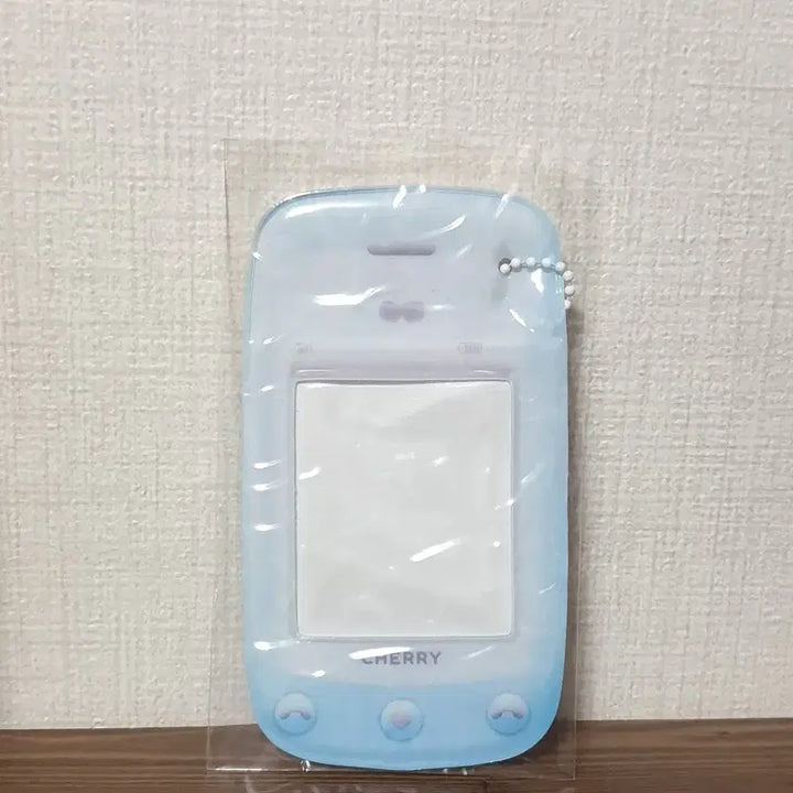 [BUNJANG] Retro Handphone Photocard Holder PVC Blue Y2K / * (새제품) 레트로 핸드폰 포카홀더 PVC 블루 휴대폰 포토카드 카드케이스 키링 탑꾸 Y2K