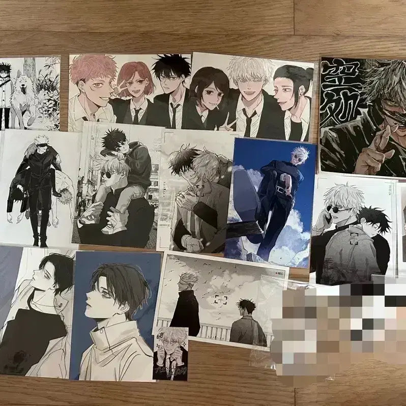 [BUNJANG] Jujutsu Kaisen "This Is Delicious" Postcard, Polaroids, Notebook, Pre-printing Set / (추가) 주술회전 이거존맛 쿠운 데이 엽서 폴라 노트 프박 일괄