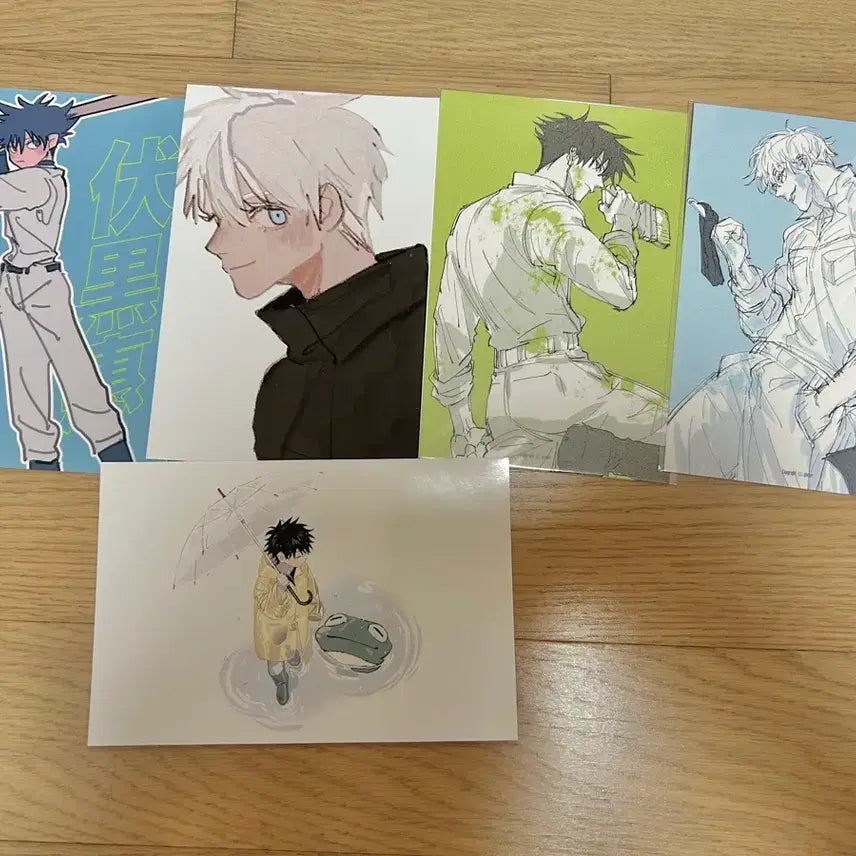 [BUNJANG] Jujutsu Kaisen "This Is Delicious" Postcard, Polaroids, Notebook, Pre-printing Set / (추가) 주술회전 이거존맛 쿠운 데이 엽서 폴라 노트 프박 일괄