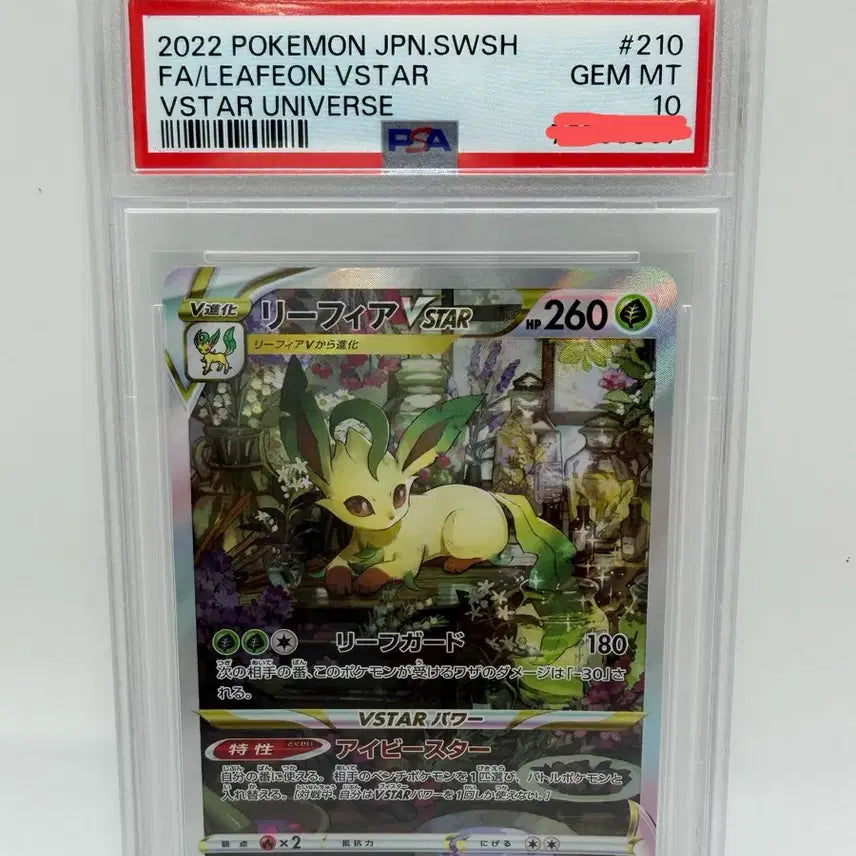 [BUNJANG] Leafeon VSTAR Full Art PSA 10 Japanese Pokemon Card / 포켓몬 카드 리피아 psa10 일판 등급카드