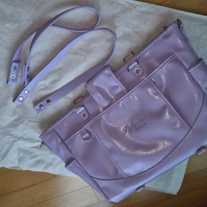 [BUNJANG] Ita Bag Purple Faux Leather / 이타백 보라