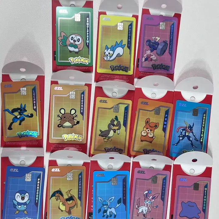[BUNJANG] Pokemon Easel Transportation Cards Bundle Set (13 Types) / 포켓몬 교통카드  이즐  13종 일괄로만 최저가