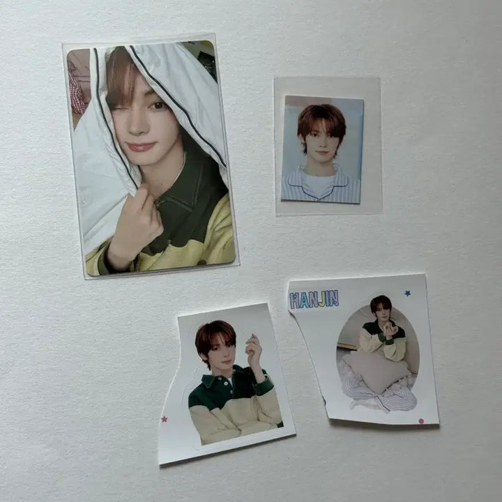 [BUNJANG] TWS Han Jin Membership Kit Photocard, Standee, Sticker Set / 투어스 한진 멤버십 키트 포카 증사 스티커
