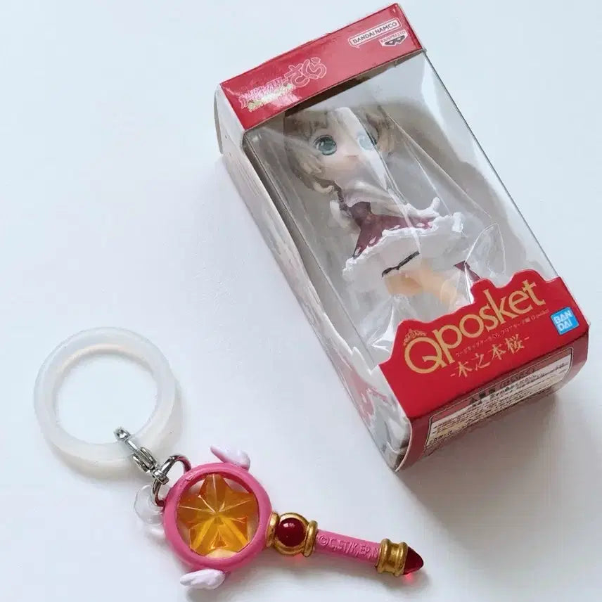 [BUNJANG] Cardcaptor Sakura Gashapon Bundle Set - Wand (Star Wand) + Q Posket Miniature Figures / 카드캡터체리사쿠라 가챠 일괄 - 마법봉 (별봉) + Q POSKET 큐포스케 미니어처 피규어