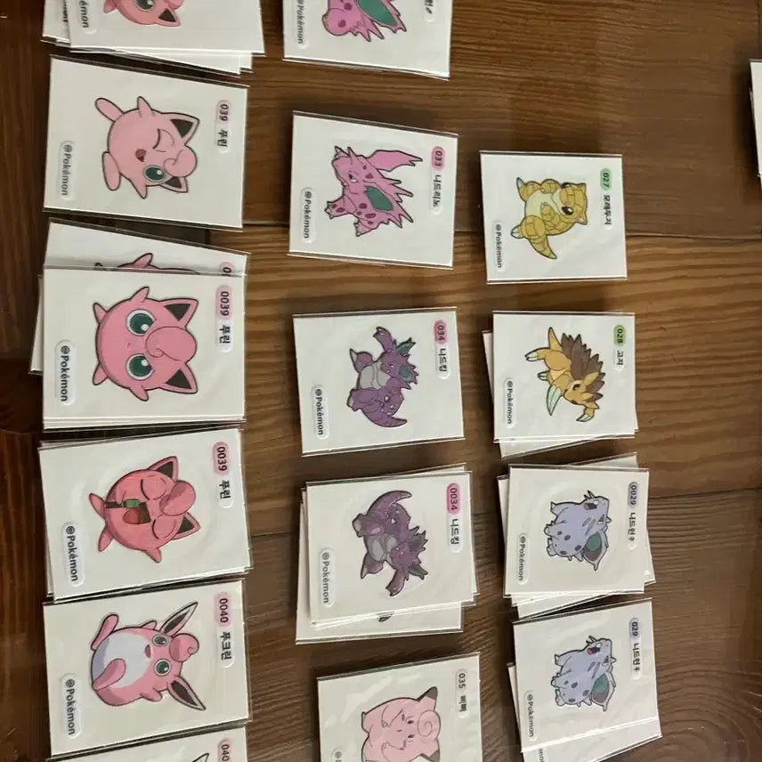 [BUNJANG] Pokemon Stickers - Various Types Available / 포켓몬 띠부씰 종류 많아요!
