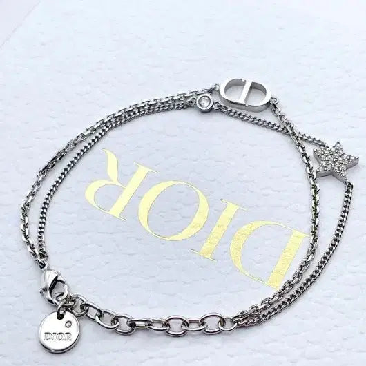 [BUNJANG] Dior Petit CD Star Bracelet Silver / 디올 CD 스타 팔찌 Petit CD