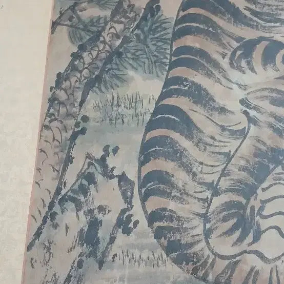 [BUNJANG] Korean Folk Painting: Magpie and Tiger / 오래된민화까치호랑이