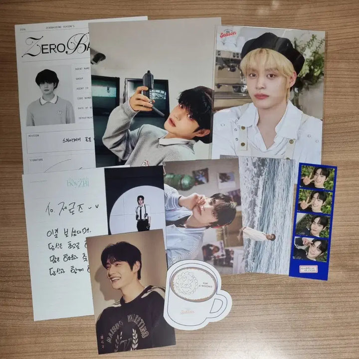 [BUNJANG] ZEROBASEONE Kim Jiwoong Bundle Set Photocard / 제로베이스원 김지웅 포카 일괄