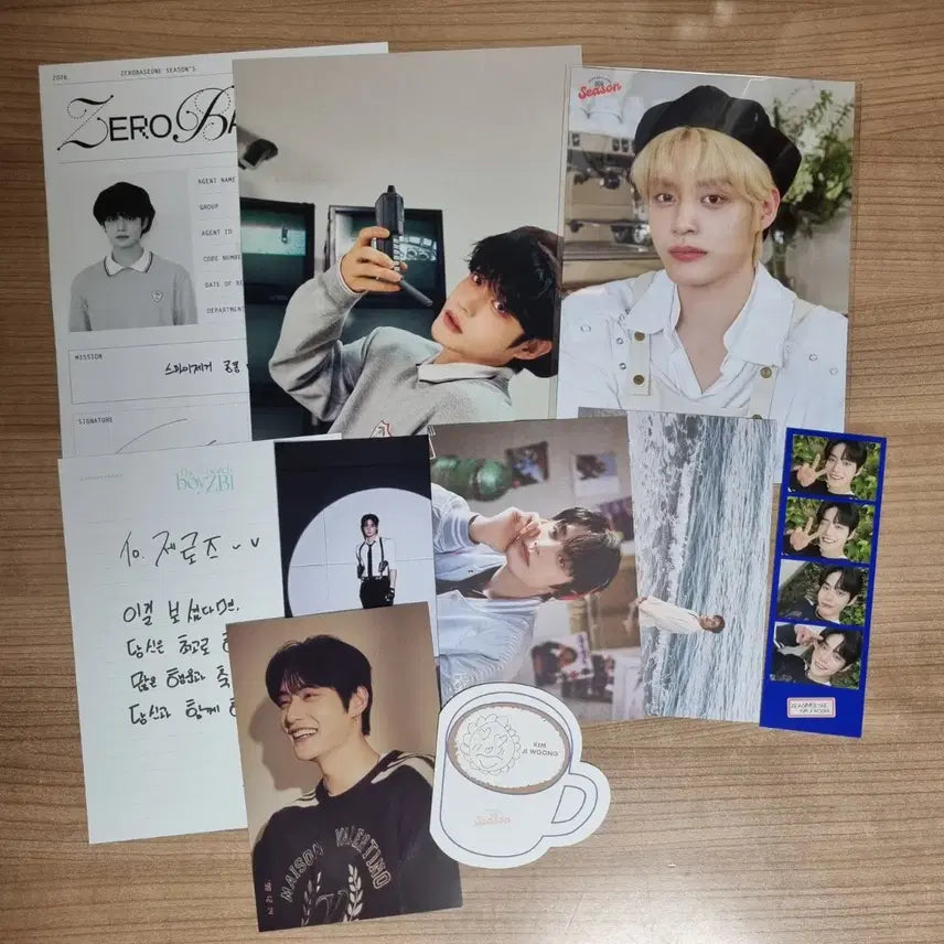 [BUNJANG] ZEROBASEONE Kim Jiwoong Bundle Set Photocard / 제로베이스원 김지웅 포카 일괄