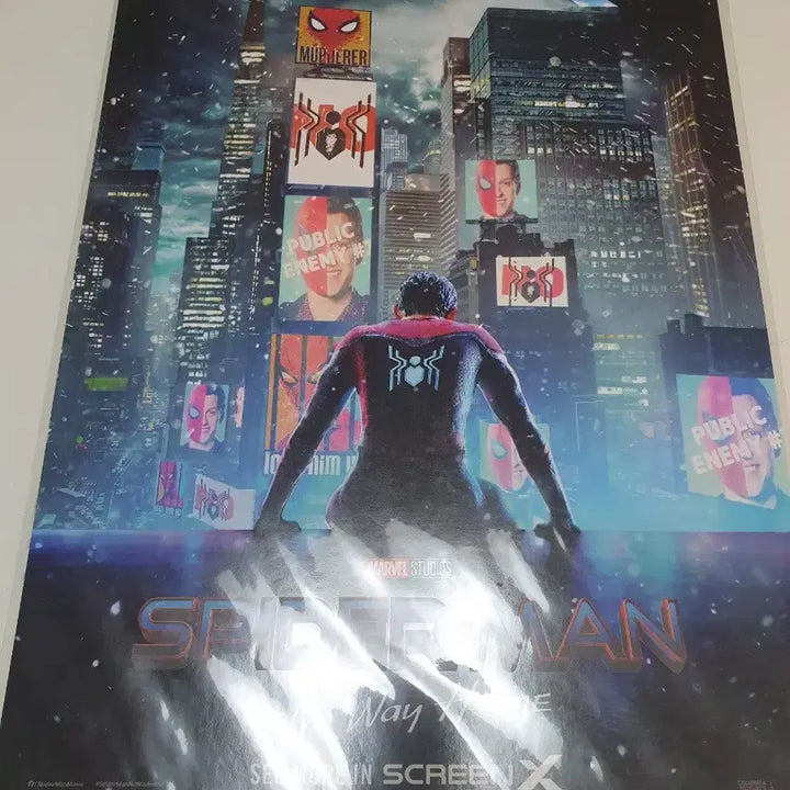 [BUNJANG] Spider-Man: No Way Home CGV IMAX Exclusive Poster / CGV 영화 스파이더맨 스크린X 희귀 포스터
