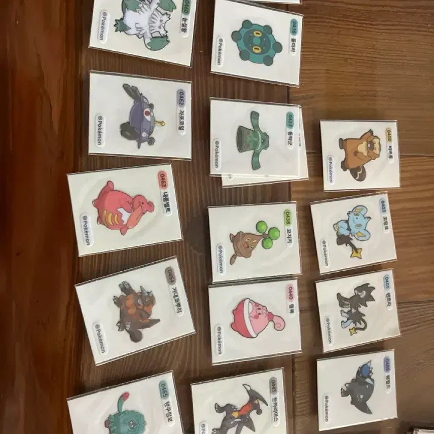 [BUNJANG] Pokemon Sticker Collection / 포켓몬 띠부씰