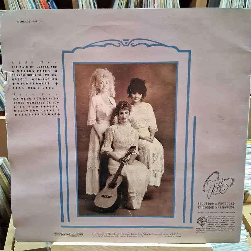 [BUNJANG] Dolly Parton, Linda Ronstadt, Emmylou Harris Trio LP / 돌리 파튼 린다 론스타드 에미루 해리스 트리오 LP