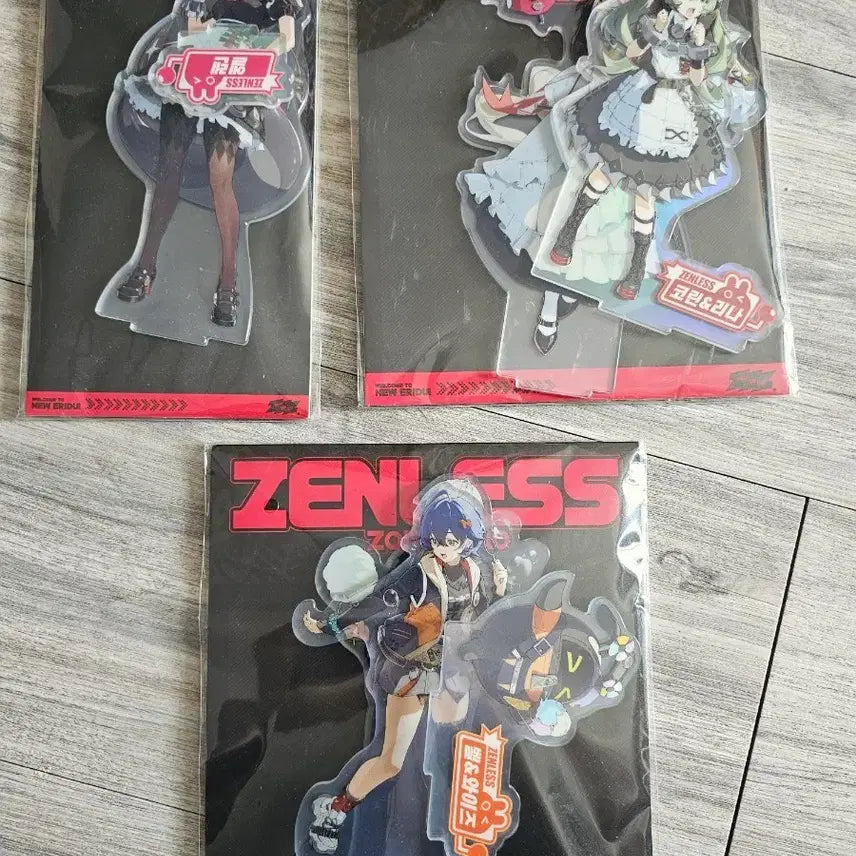 [BUNJANG] Zenless Zone Zero Acrylic Stand Set / 젠레스 존 제로 아크릴 스탠드 3종 세트 판매합니다