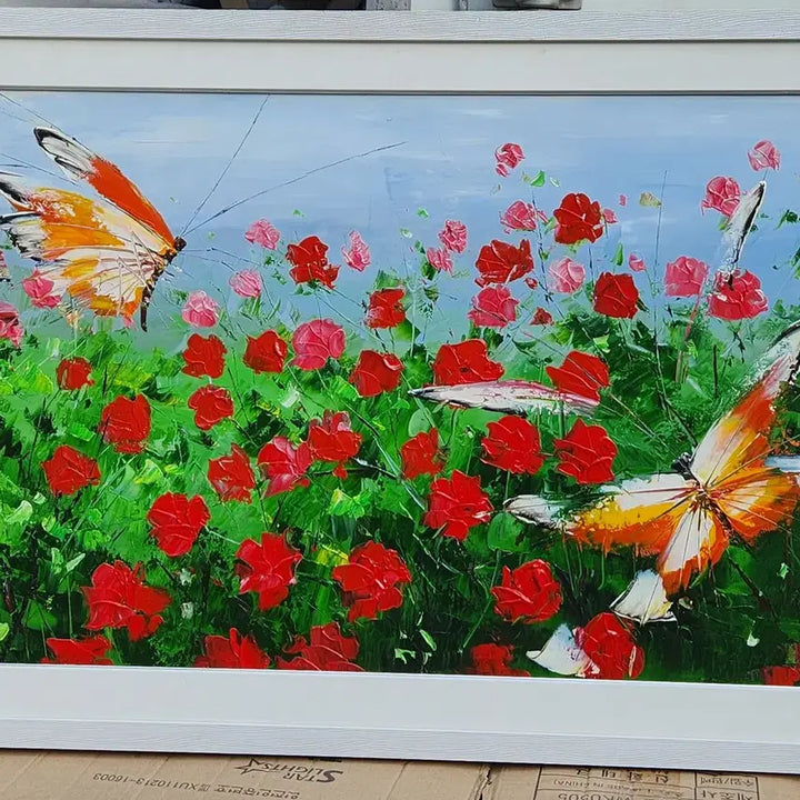 [BUNJANG] Large Oil Painting Landscape Framed Art 175 x 77 cm / [화랑폐업] 서양화 유화 풍경 대형 그림 액자 175 X 77