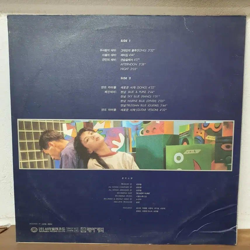 [BUNJANG] Various Artists (Kim Hyun-chul, Lee So-ra) - In the Blue Movie OST LP / 영화  그대안의 블루 OST LP 김현철.이소라   동아기획