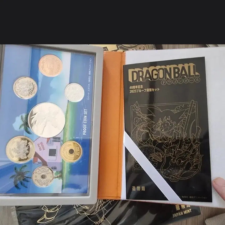 [BUNJANG] Dragon Ball 40th Anniversary 2025 Limited Edition Coin Set / 드래곤볼 2025 기념 주화 세트 40주년 한정판 민트