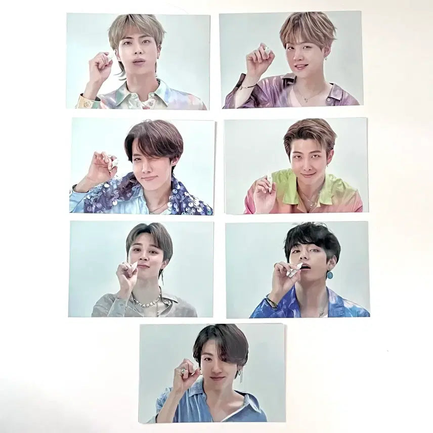 [BUNJANG] BTS Photocard Set - Jungkook, Suga, RM, Jimin, V, J-Hope, Jin / BTS 방탄소년단 엽서 + 응원 메세지 필름 정국 윤기 남준 지민 태형 호석 석진