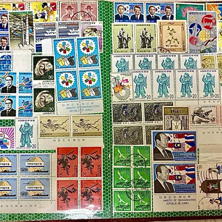 [BUNJANG] Vintage Stamp Collection (1960s-1980s) / 우표 모음 1960년대 ~ 1980년대 골동품